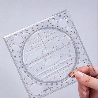 Multifunctional Circle Drawing Template, Geometric Drawing Tool, Measuring  Ruler, Rotatable Angle