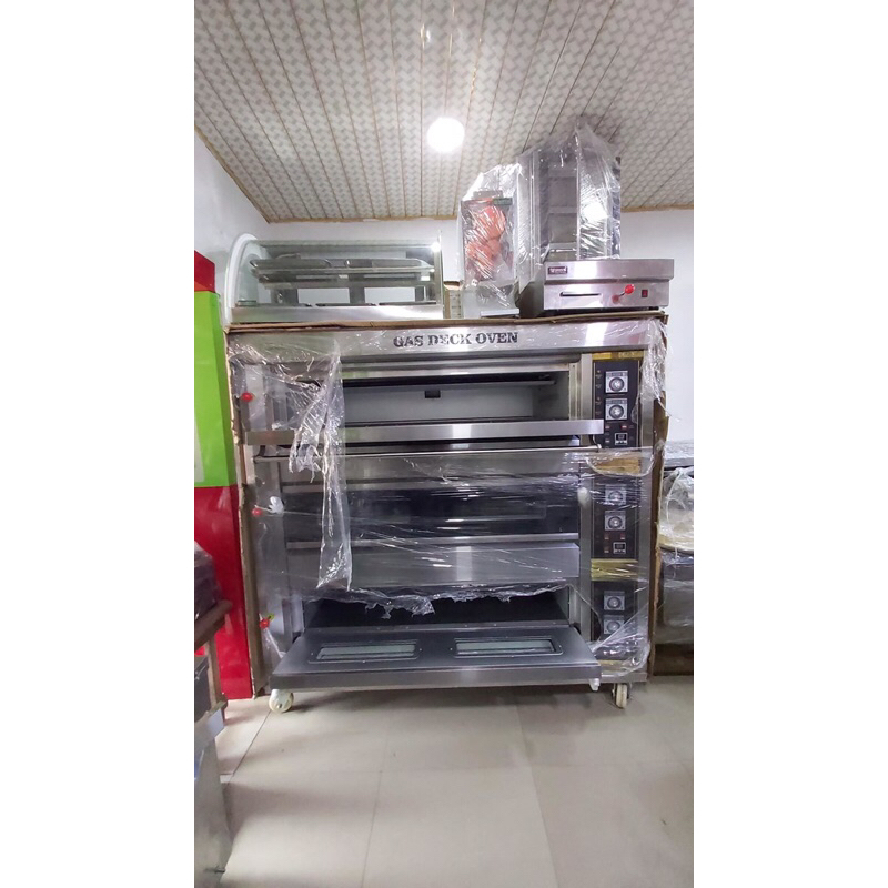 Brand new 3 deck 6 trays commercial gas oven Shopee Philippines