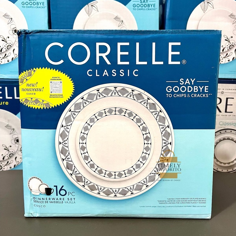 Corelle Cusco Dinnerware Set 16pc, Service of 4 Shopee Philippines