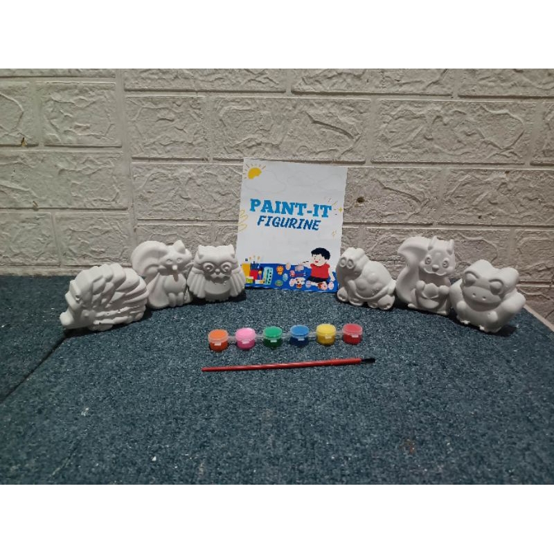 Paint it DYI Coloring Activity Plaster Figurines Shopee Philippines