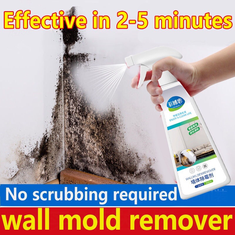 Mildew Remover Spray Removal of mildew mold 500ML moldy walls bathroom