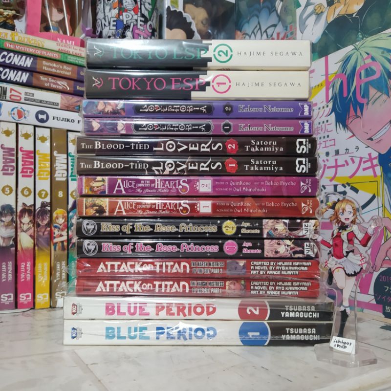 Assorted manga sets Blue Period, AOT Harsh, & Tokyo ESP, etc. Shopee Philippines