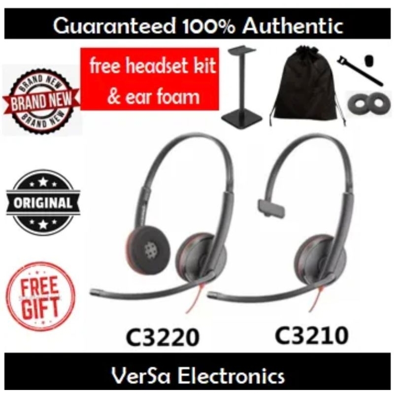 Plantronics C3220 Headset (Brand new) | Shopee Philippines