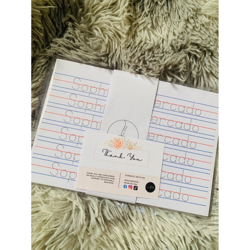 Tracing Pads (names) Shopee Philippines
