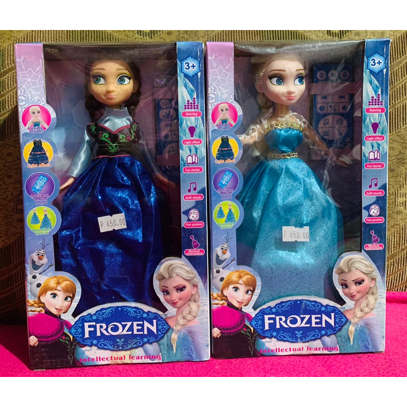 Anna & Elsa Frozen with remote, Light and Sounds (Intellectual Learning ...