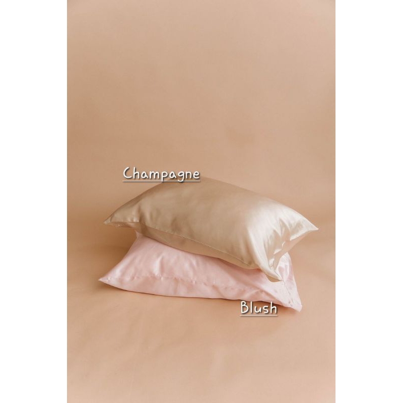 Silk Satin Pillowcase with ZIPPER 20x36 20x30 18x28 14x20 Shopee