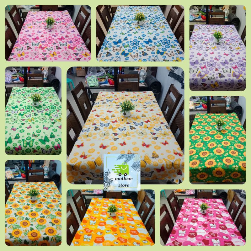 printed table cloth 4 6 8 10 12 | Shopee Philippines