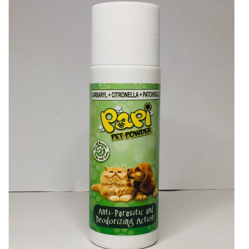 Papi PET POWDER Anti- Parasitic And Deodirizing Action For Pets 100g ...