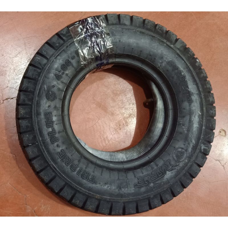 Piaggio Ape Tire with Tube 4x8 inches (MRF) | Shopee Philippines