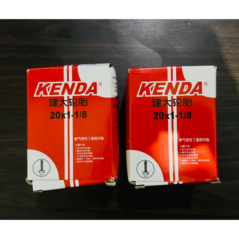 20x1 20x1.25/1.5/1.75/2.125 Inner tube KENDA presta valve type 406 and