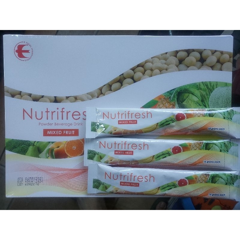 E EXCEL Nutrifresh Whole Mixed Fruit Beverage Drink Half Box (15