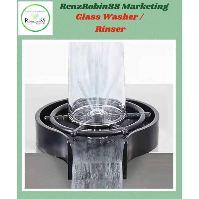 HIGH PRESSURE GLASS WASHER / Rinser or cup Rinser / Cup washer ...