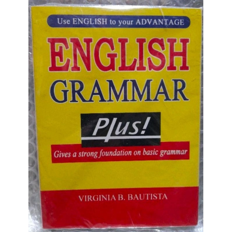 ENGLISH GRAMMAR PLUS! by Virginia Bautista | Shopee Philippines