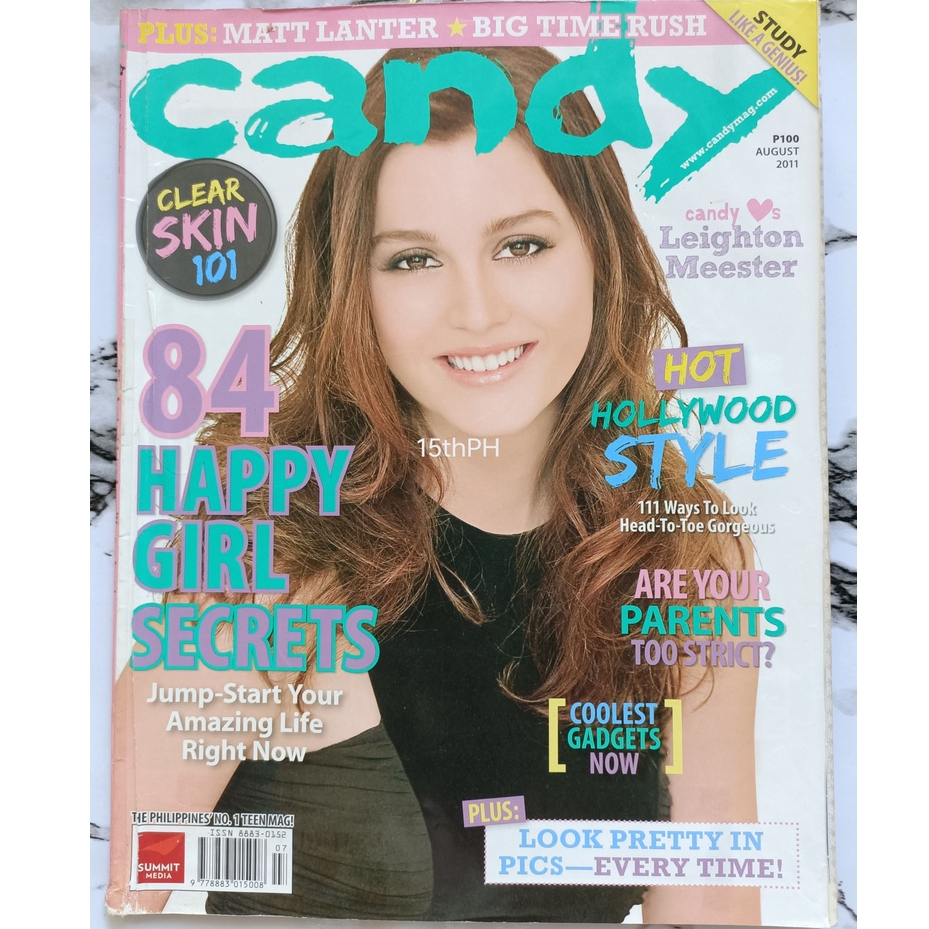 Leighton Meester • Candy Magazine • August 2011 • Pre Loved Shopee Philippines 