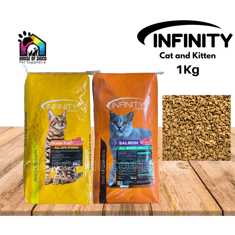 Infinity Dry Cat Food For Adult Kitten 1kg Shopee Philippines