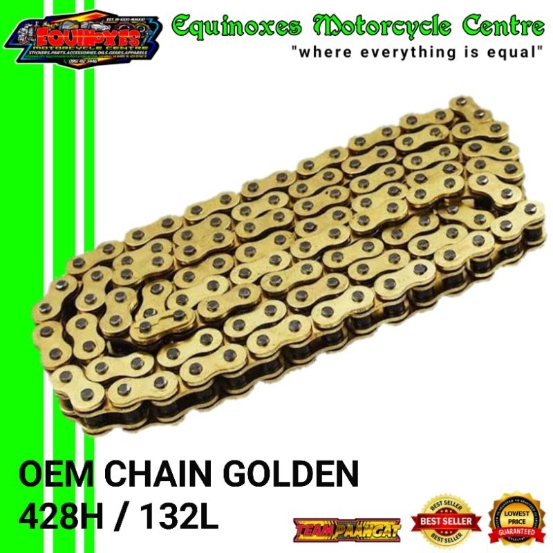 HEAVY DUTY CHAIN 428H/130L | Shopee Philippines