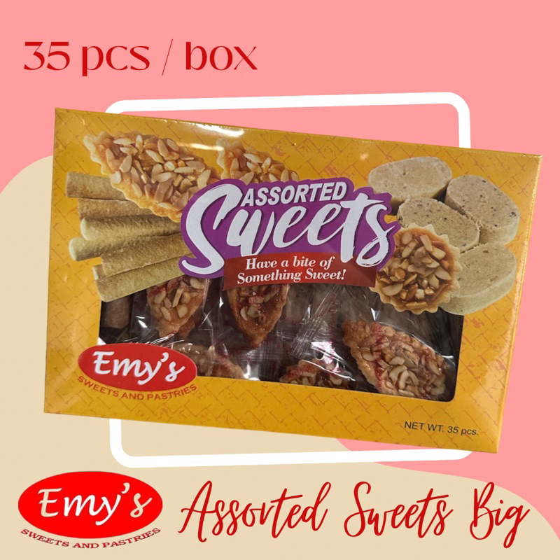 EMY'S Assorted Sweets Big (35pcs/box) Shopee Philippines