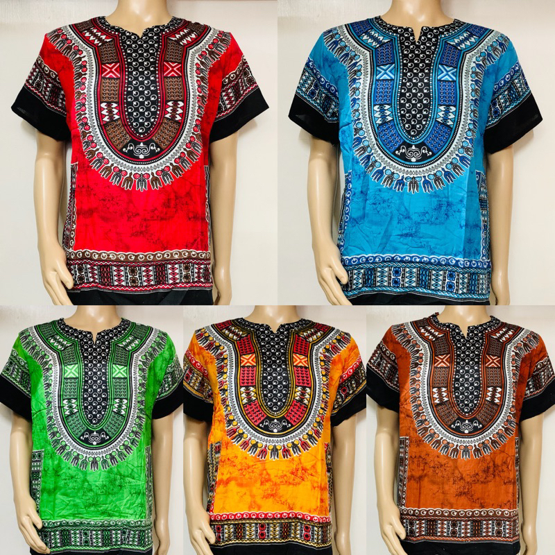 Dashiki/Bohemian/Batik/Tribal Shirt (Unisex) | Shopee Philippines