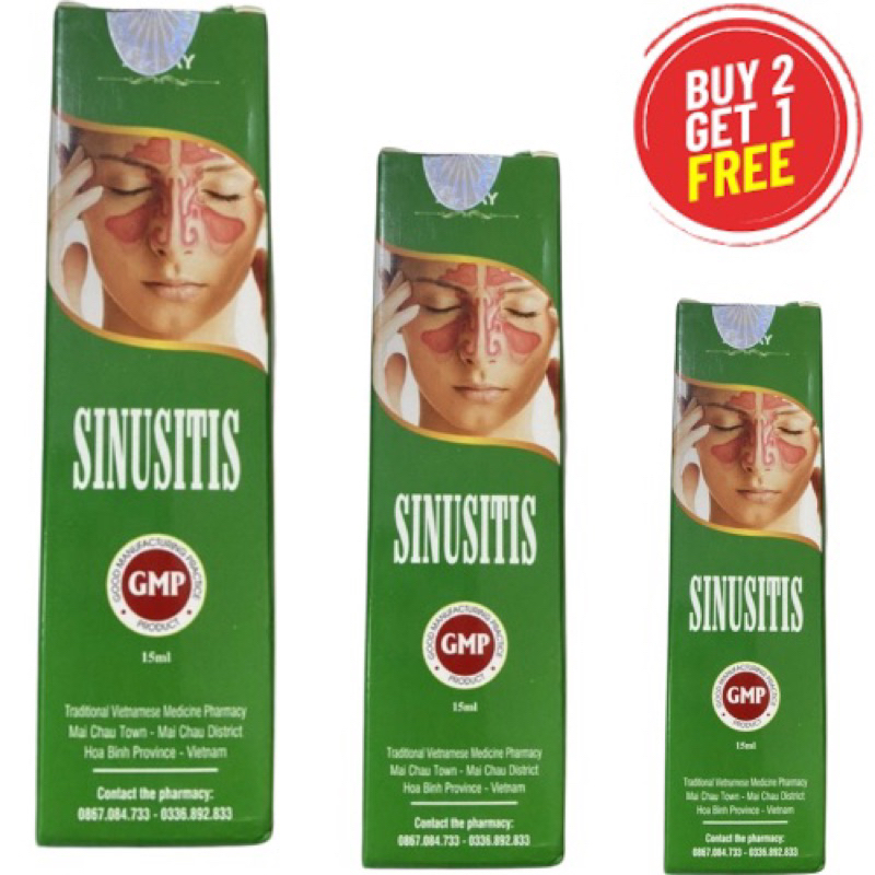 Original Sinusitis Spray 15ml Nasal Care (Buy 2 Take 1 Free Promo