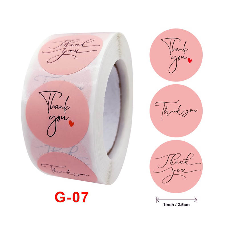 COD Handmade Thank You Stickers TY sticker Label Philippine Based (38 ...