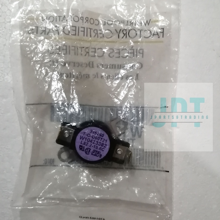 Whirlpool Dryer Thermal Cutoff OEM W10423382 Shopee Philippines