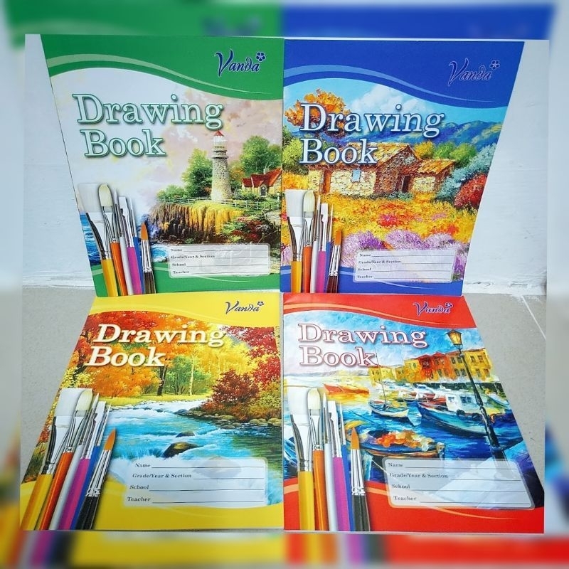 Vanda Drawing Book (18 Leaves) (27.5 x21cm) | Shopee Philippines