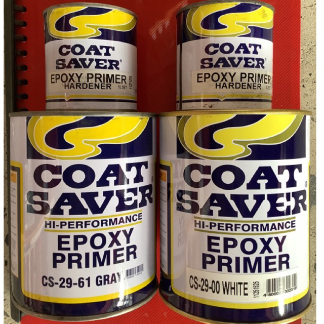 coat saver epoxy primer gray cs 2961 1L epoxy primer white with