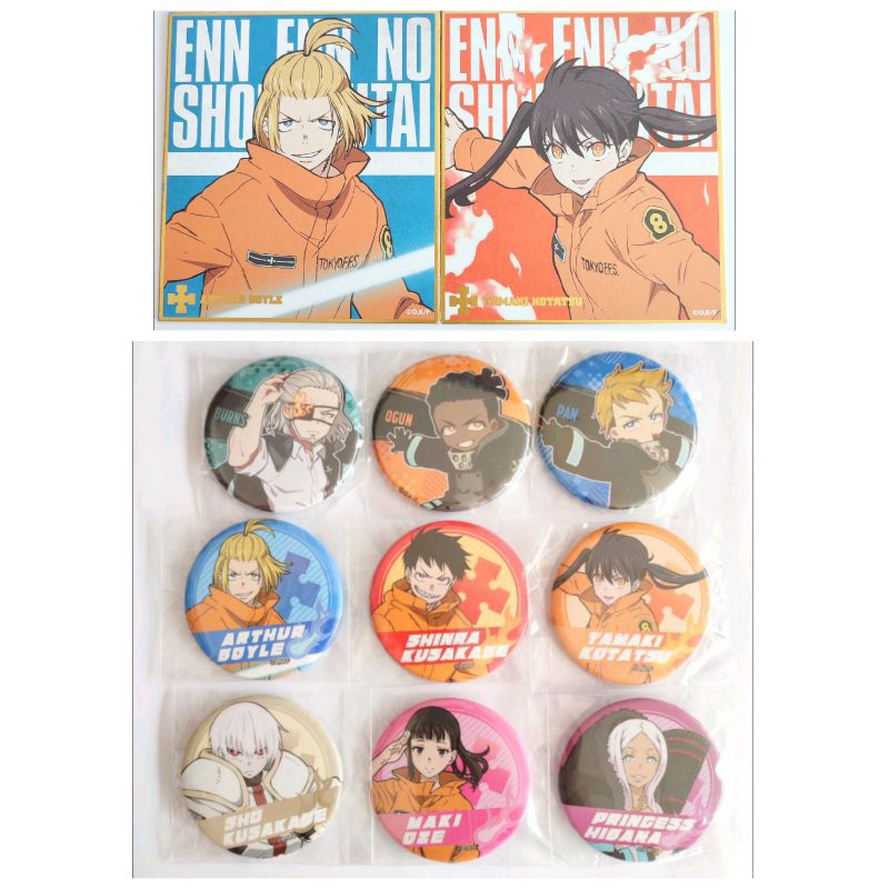 Enen No Shouboutai Fire Force Shinra Arthur Maki Tamaki Hibana