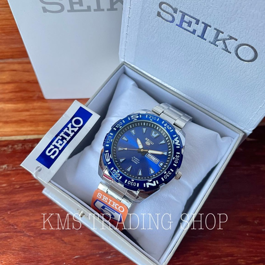 Seiko Automatic Japan Movt. for Men with Day & Date Watch Wrist Watch