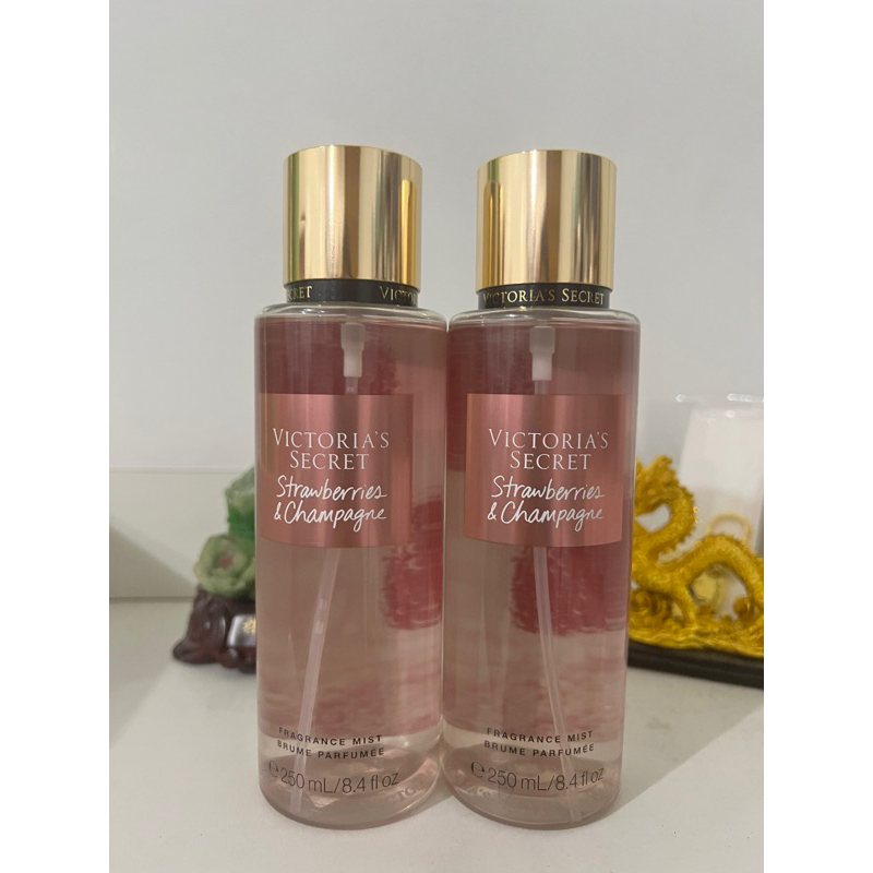 Victoria's Secrets STRAWBERRIES & CHAMPAGNE BODY MIST ( NEW PACKAGING ...