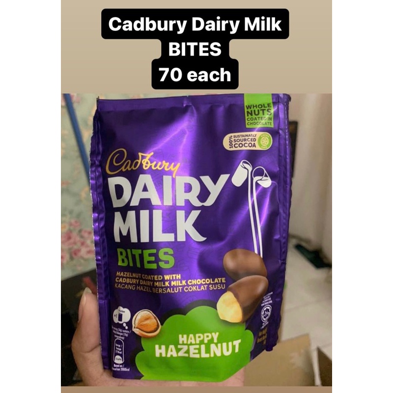 Cadbury Dairy Milk BITES Hazelnut Shopee Philippines