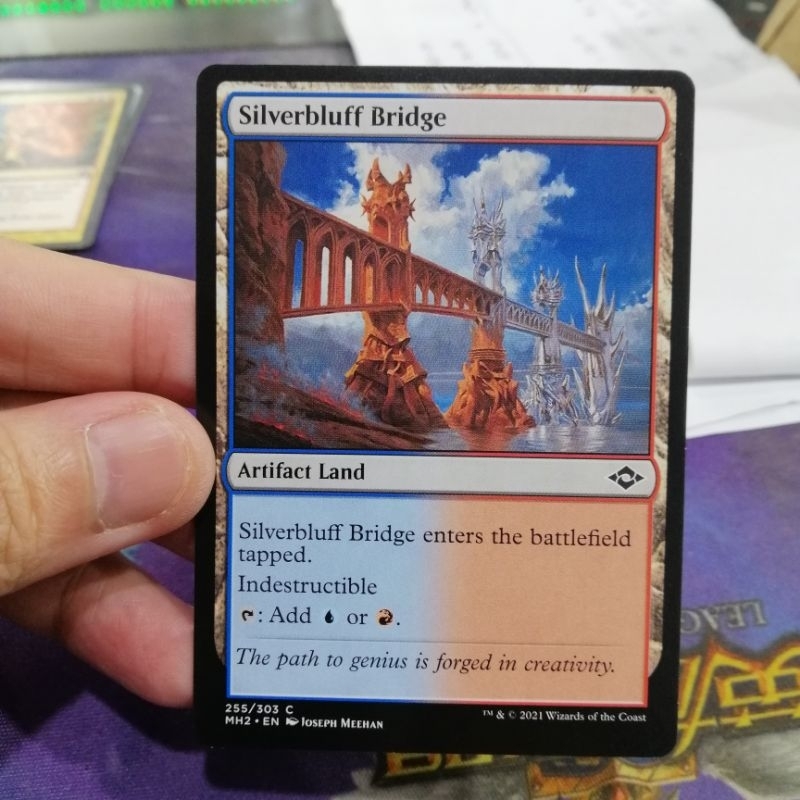 1 Silverbluff Bridge MH2 modern horizons 2 MTG card magic commander ...