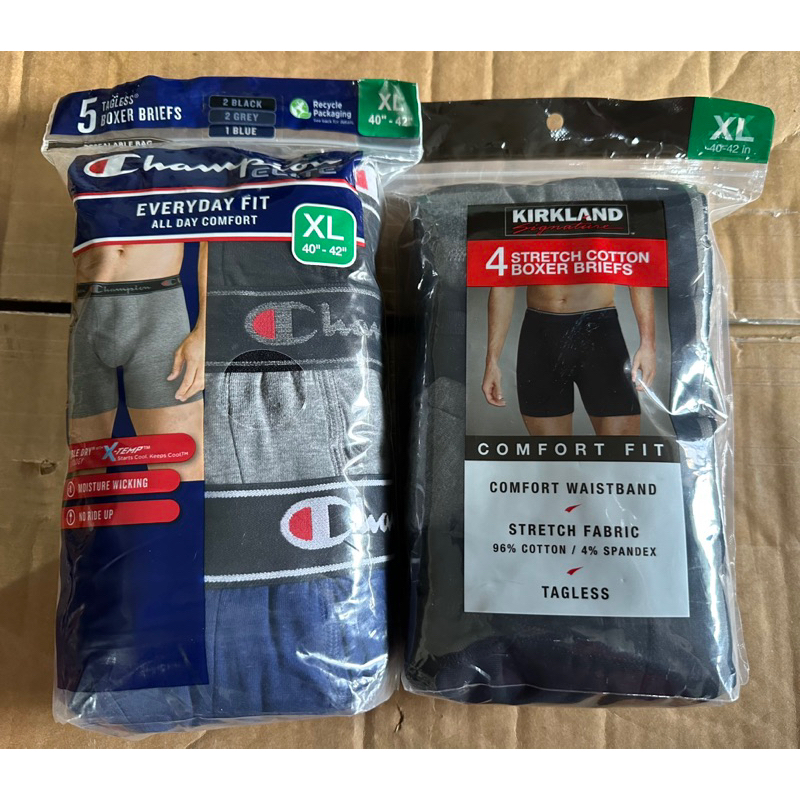 champion/kirkland boxer brief (size XL) | Shopee Philippines