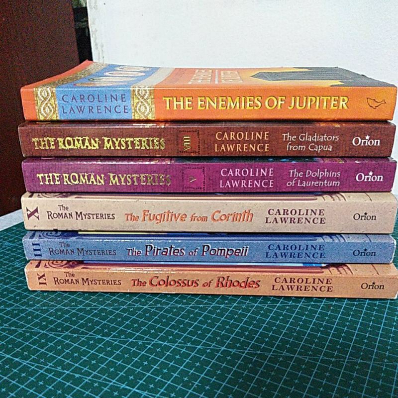The Roman Mysteries by Caroline Lawrence Secondhand per piece | Shopee ...