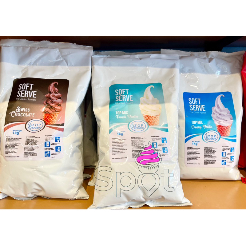 Top Creamery Soft Serve Ice Cream Mix 1Kg Shopee Philippines
