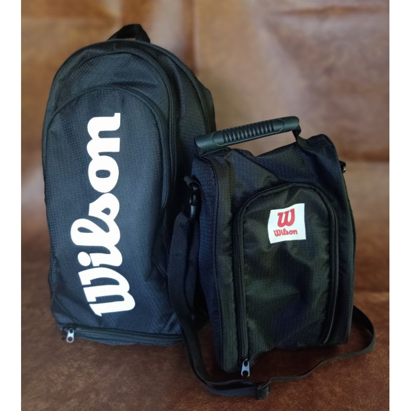 Wilson Tennis Back Pack all black with Free Shoe Bag Shopee Philippines