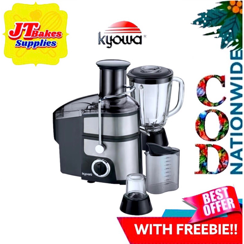 Kyowa Juicer Blender and Miller 3 in 1 KW4220 with Freebie Shopee