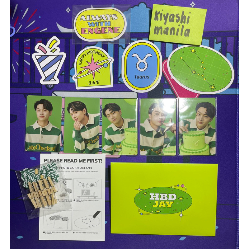 Sealed Enhypen Birthday Merchandise Bracelet Acrylic Frame Photocard ...