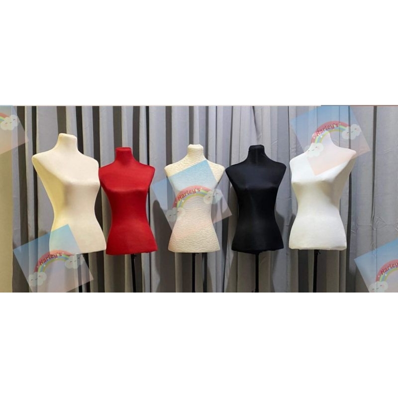 thumbnail image 2 of FUNOMOCYA Velour Mannequin Cover – Stretchable Body Fabric Cover For Female Display Models, 82x29cm 2 of 14