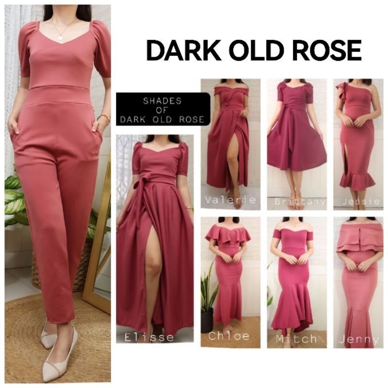 Dark old hot sale rose gown