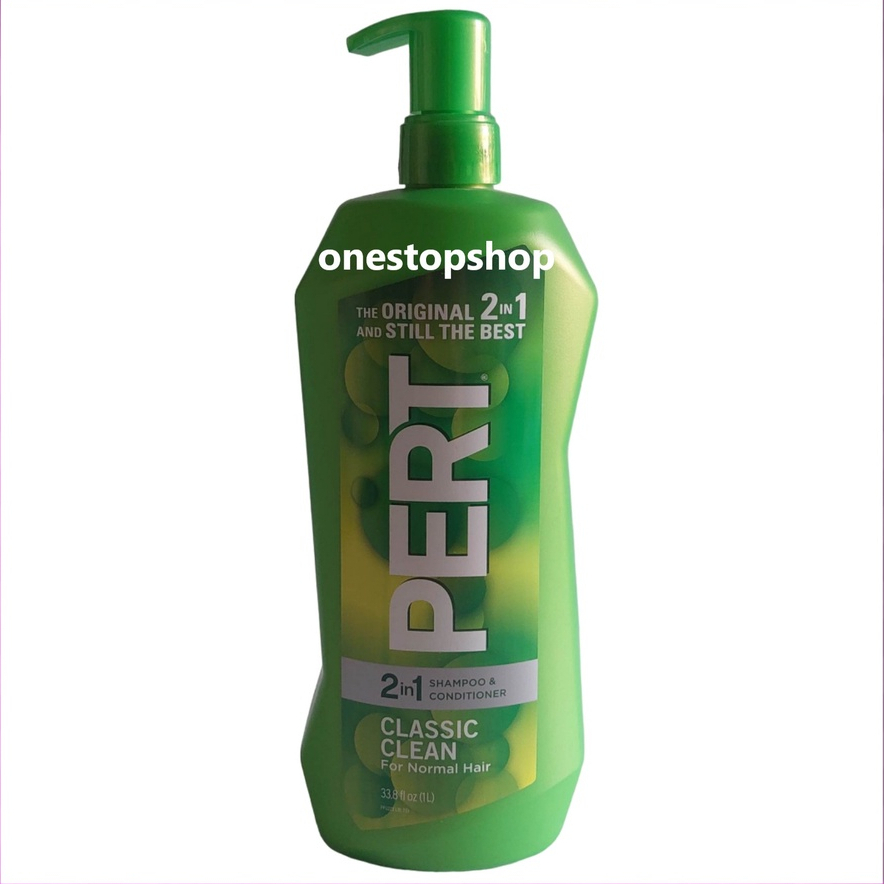 Pert Classic Clean 2 in 1 Shampoo and Conditioner 1L Shopee Philippines
