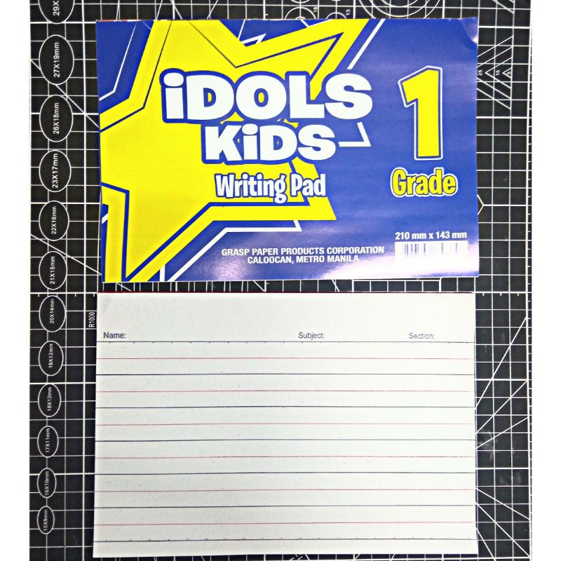Writing Pad Paper Grade 1,2,3,4 ( Idol / iPad ) Shopee Philippines