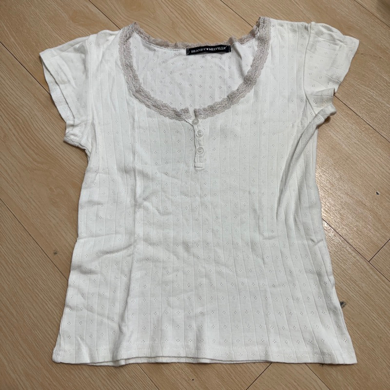 BRANDY MELVILLE zelly pointelle top Shopee Philippines