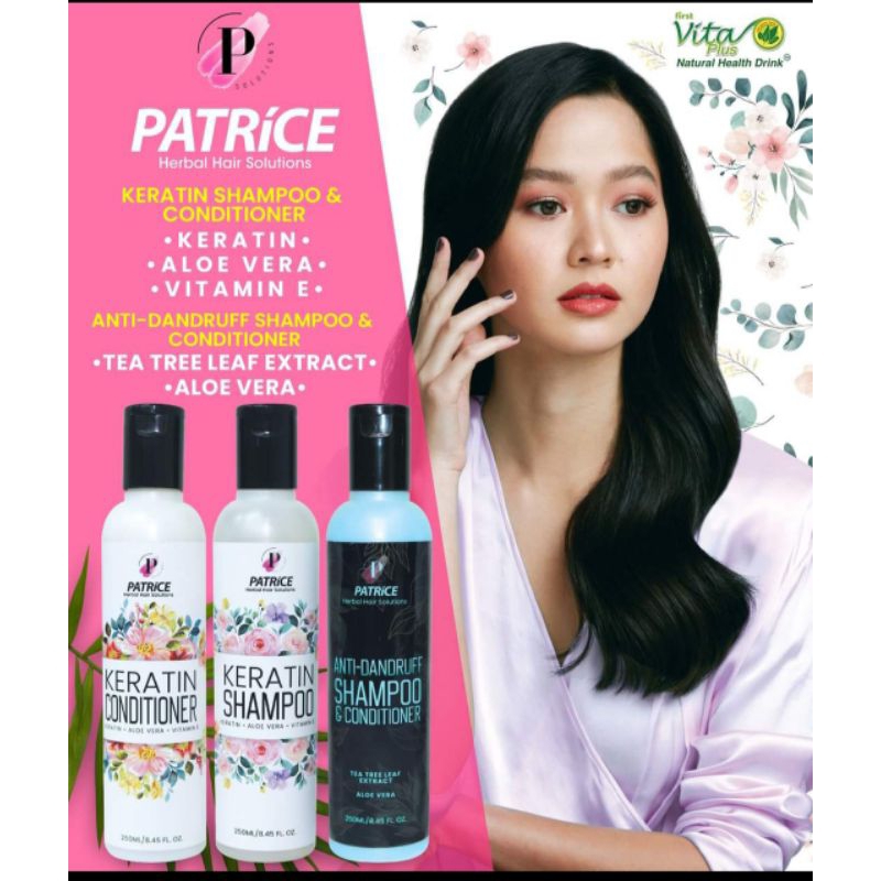 Patrice Keratin Shampoo, Keratin Conditioner 250 ml Shopee Philippines