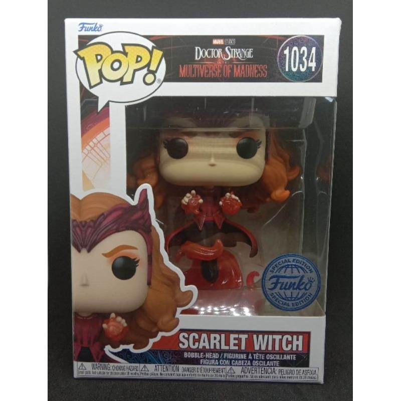 Funko Pop Marvel Scarlet Witch 1034 Special Edition (Doctor Strange in ...