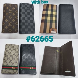 62665 High End Bifold long Men's Wallet (NO BOX)