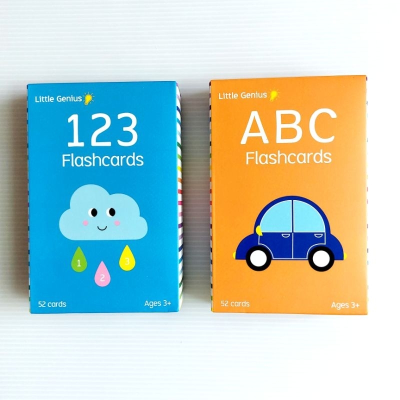 Alphabet and Numbers Flashcards Little Genius Shopee Philippines