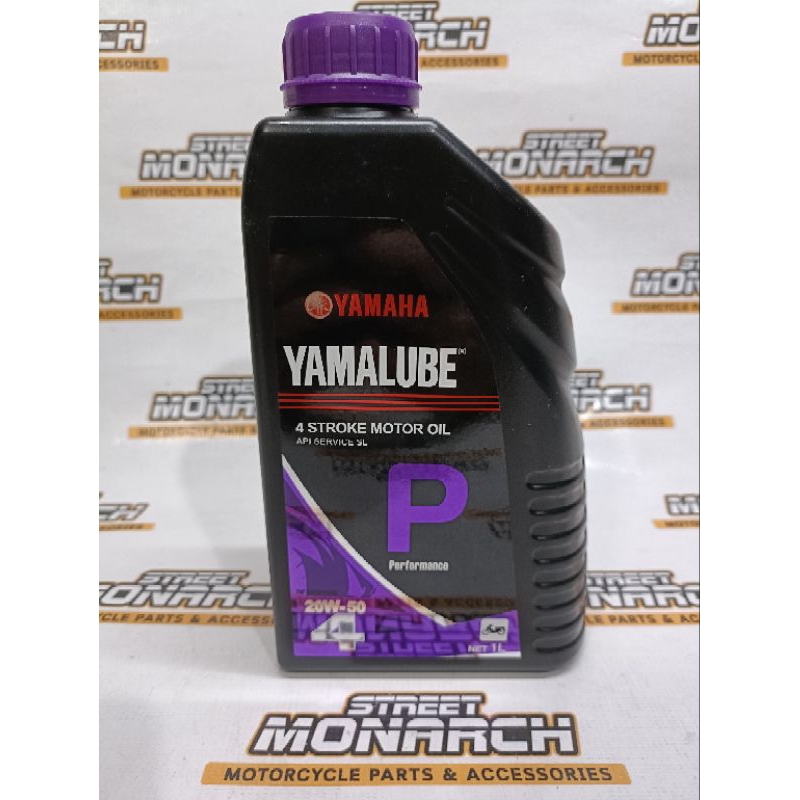 YAMALUBE 4 STROKE MOTOR OIL 20W50 PERFORMANCE (1 Liter) FOR UNDERBONE