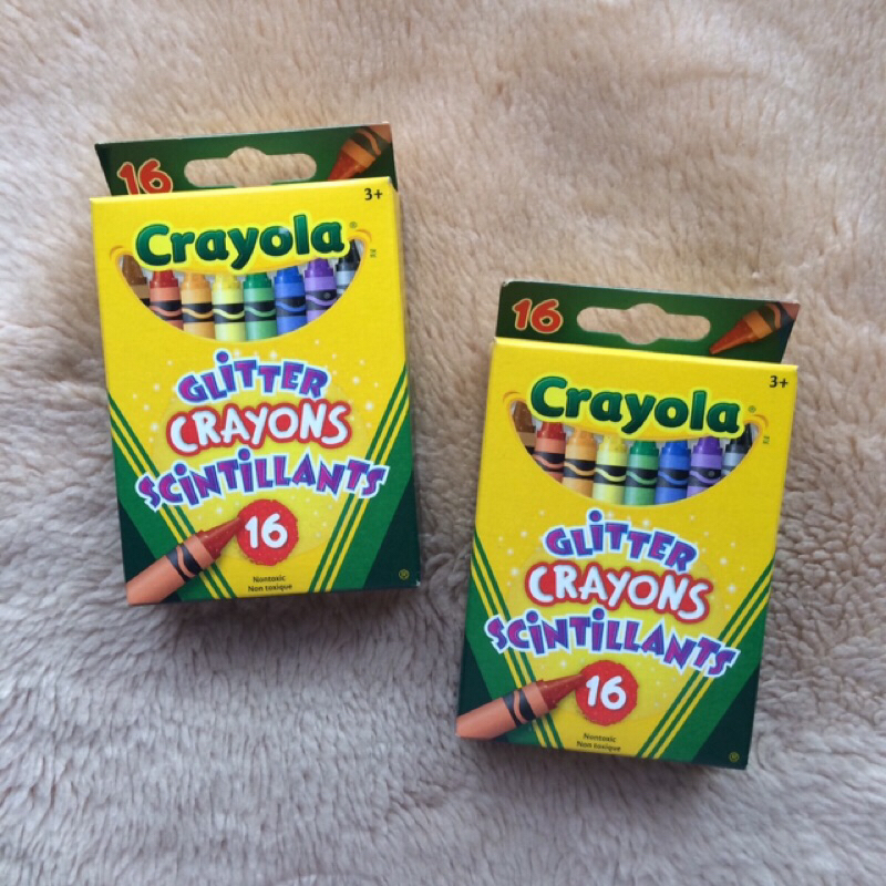 Crayola Glitter Crayons, 16 Count | Shopee Philippines