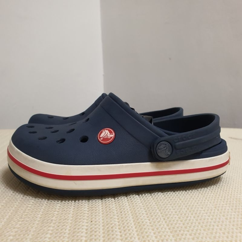 Crocs Kids Children Shoes Size J2, 19-20cm Navy Blue Preloved | Shopee ...